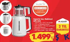 SUPERİA ÇAY MAKİNESİ SPR 442